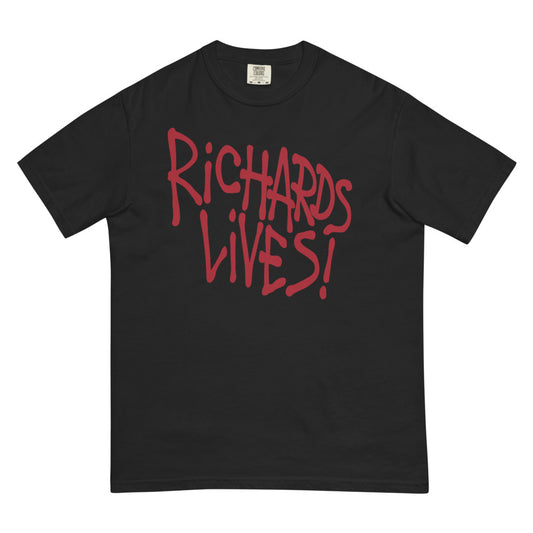 The Running Man T-Shirt "Richards Lives!" Black-0