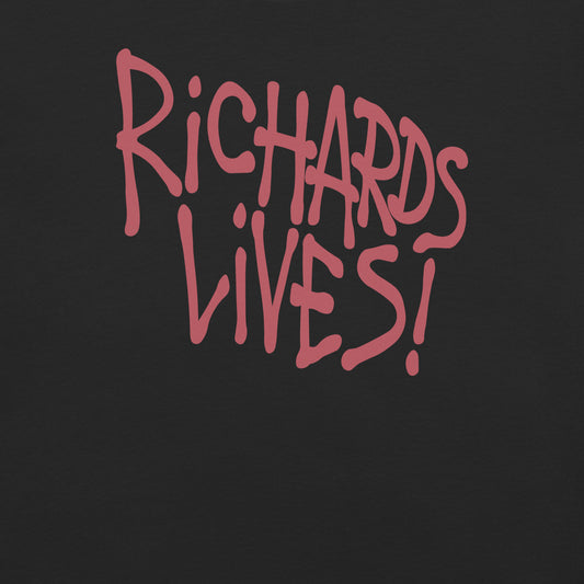 The Running Man T-Shirt "Richards Lives!" Black-3