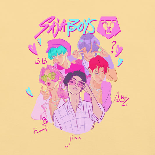 KPop Demon Hunters Saja Boys Comfort Colors T-Shirt-1