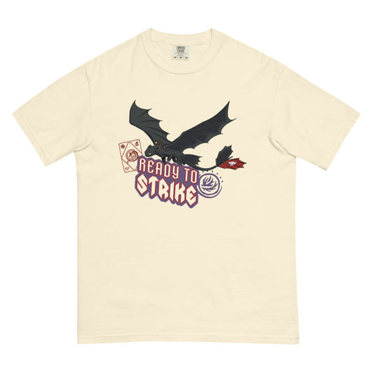 How to Train Your Dragon Ready to Strike Comfort Colors T-Shirt Ivory-0