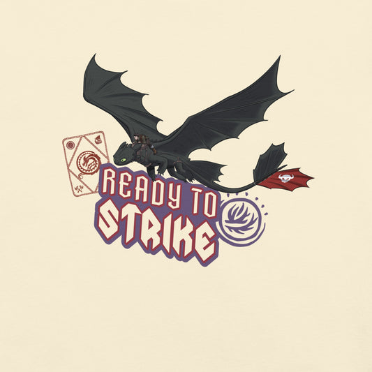 How to Train Your Dragon Ready to Strike Comfort Colors T-Shirt Ivory-3