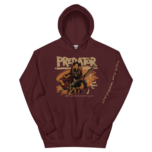 Predator: Badlands Yautja Hoodie Maroon-0