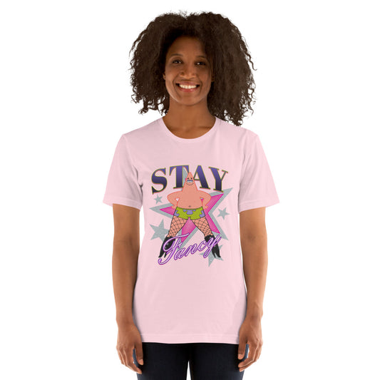 SpongeBob SquarePants Patrick Fishnets Stay Fancy T-Shirt-2