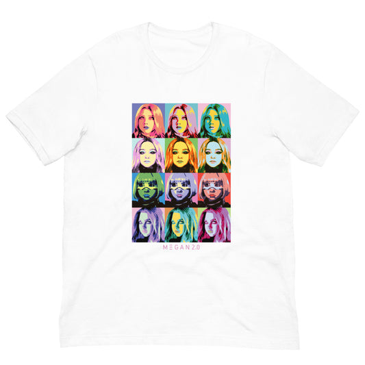 M3GAN 2.0 Pop Art T-Shirt White-0