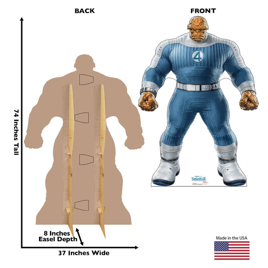 The Fantastic Four: First Steps The Thing Life-Size Cardboard Cutout Standee-1
