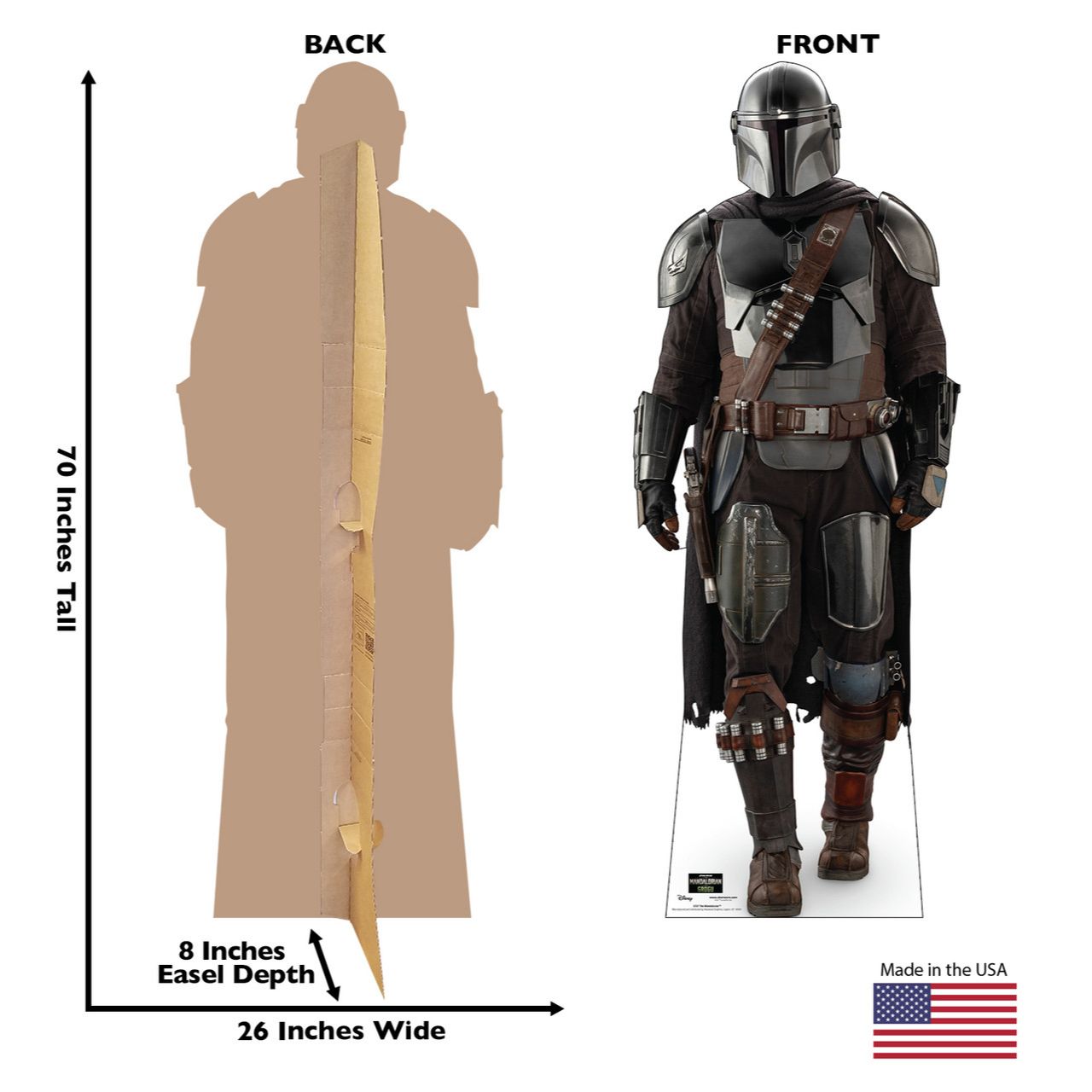 The Mandalorian and Grogu Mandalorian Standee-3