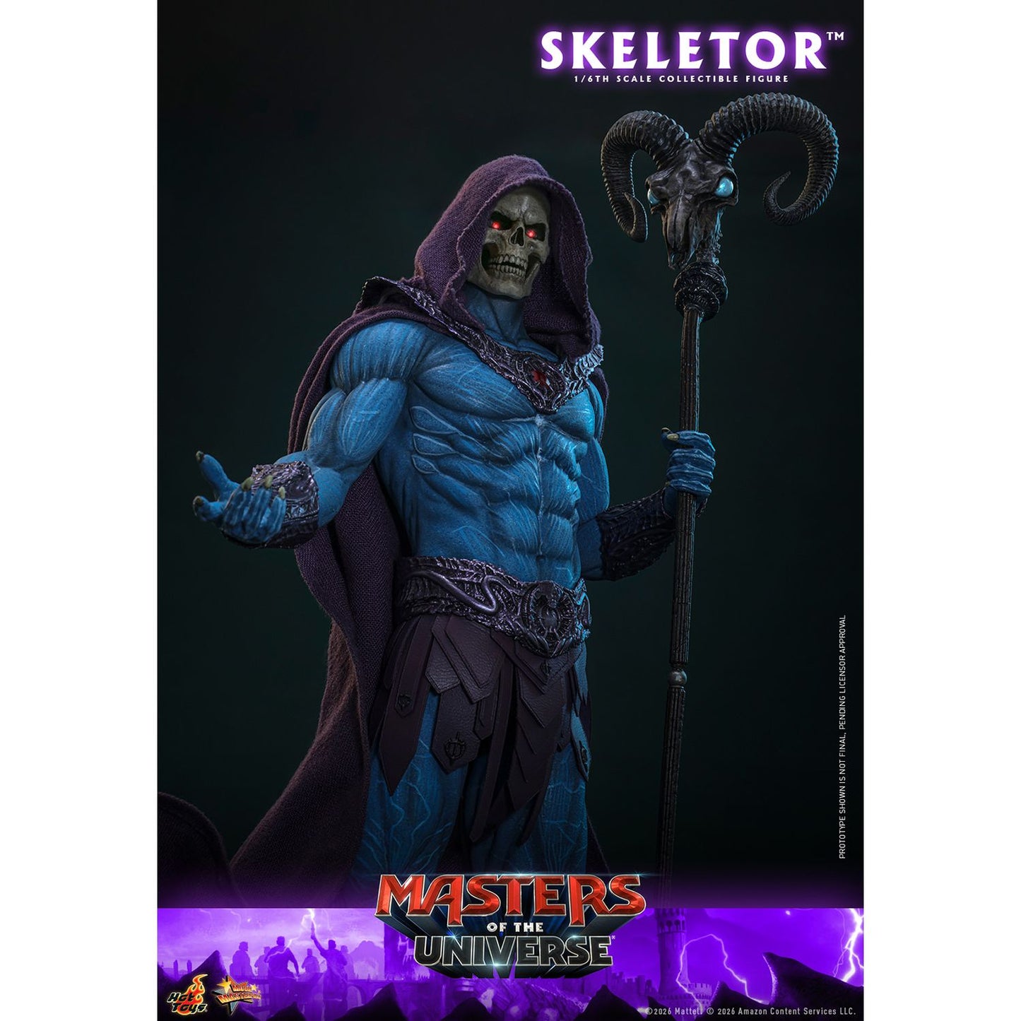Masters of the Universe x Hot Toys Skeletor 1:6 Figure
