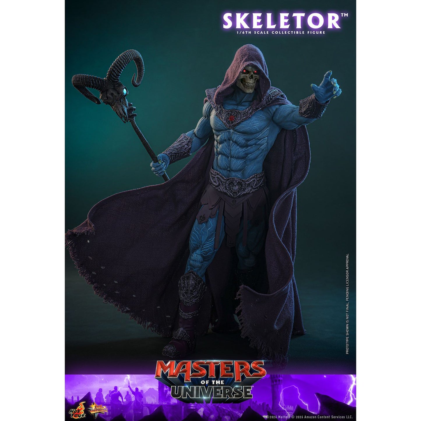 Masters of the Universe x Hot Toys Skeletor 1:6 Figure