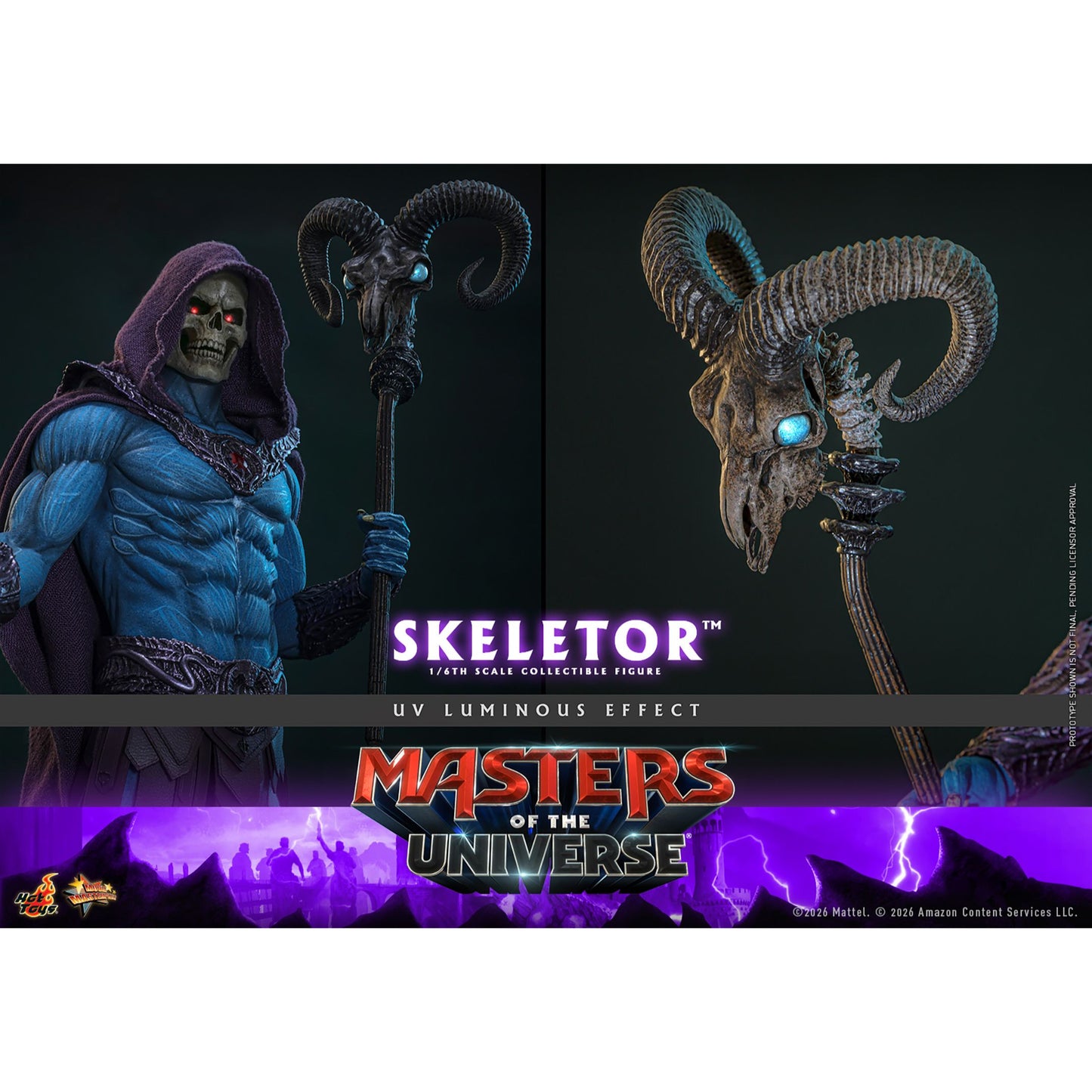 Masters of the Universe x Hot Toys Skeletor 1:6 Figure