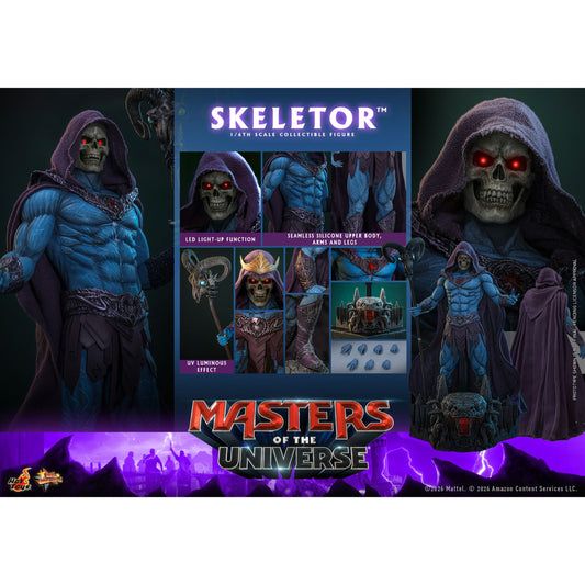 Masters of the Universe x Hot Toys Skeletor 1:6 Figure-12