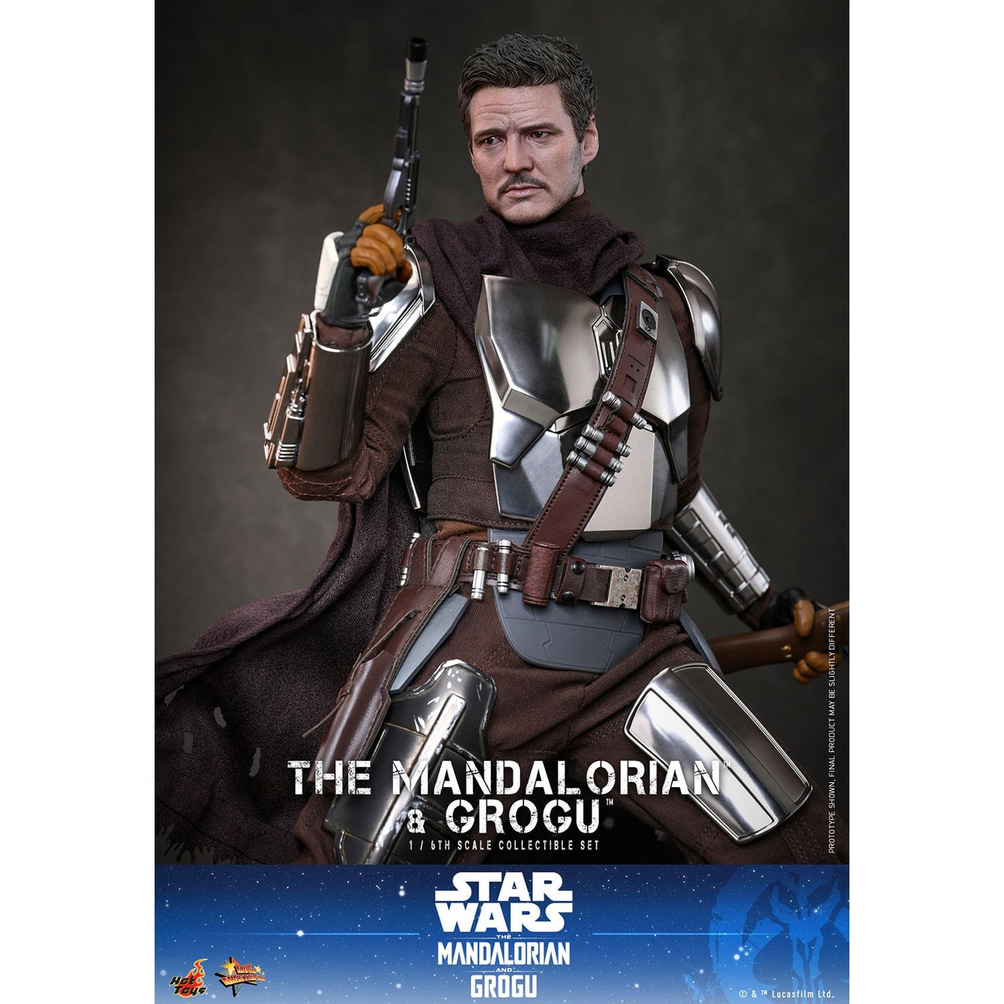 The Mandalorian™ and Grogu™ Sixth Scale Figure Set by Hot Toys-17