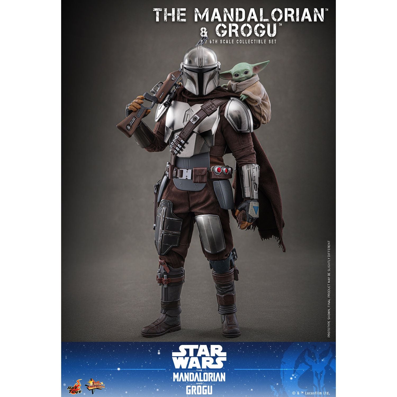 The Mandalorian™ and Grogu™ Sixth Scale Figure Set by Hot Toys-21