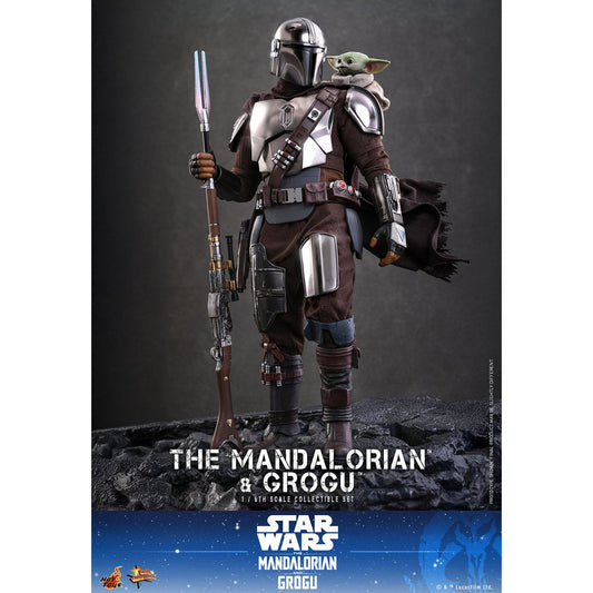 The Mandalorian™ and Grogu™ Sixth Scale Figure Set by Hot Toys-1-0