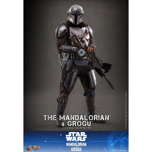 The Mandalorian™ and Grogu™ Sixth Scale Figure Set by Hot Toys-1-12