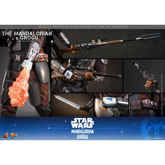 The Mandalorian™ and Grogu™ Sixth Scale Figure Set by Hot Toys-1-1