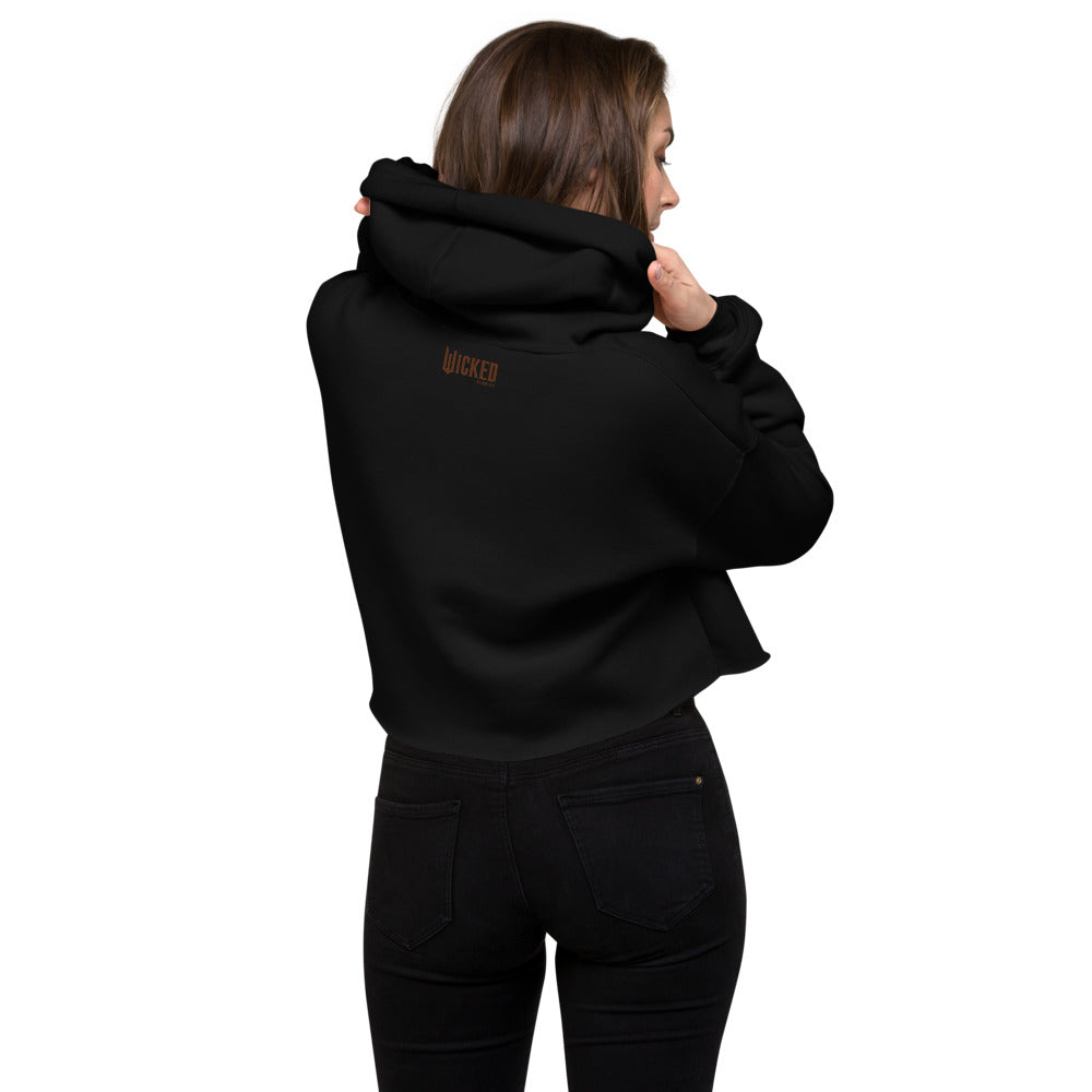 Wicked: For Good Women's Cropped Hoodie "I Feel Wicked"