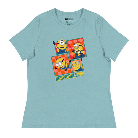 Despicable Me 4 Minion Grid Women's T-Shirt-3
